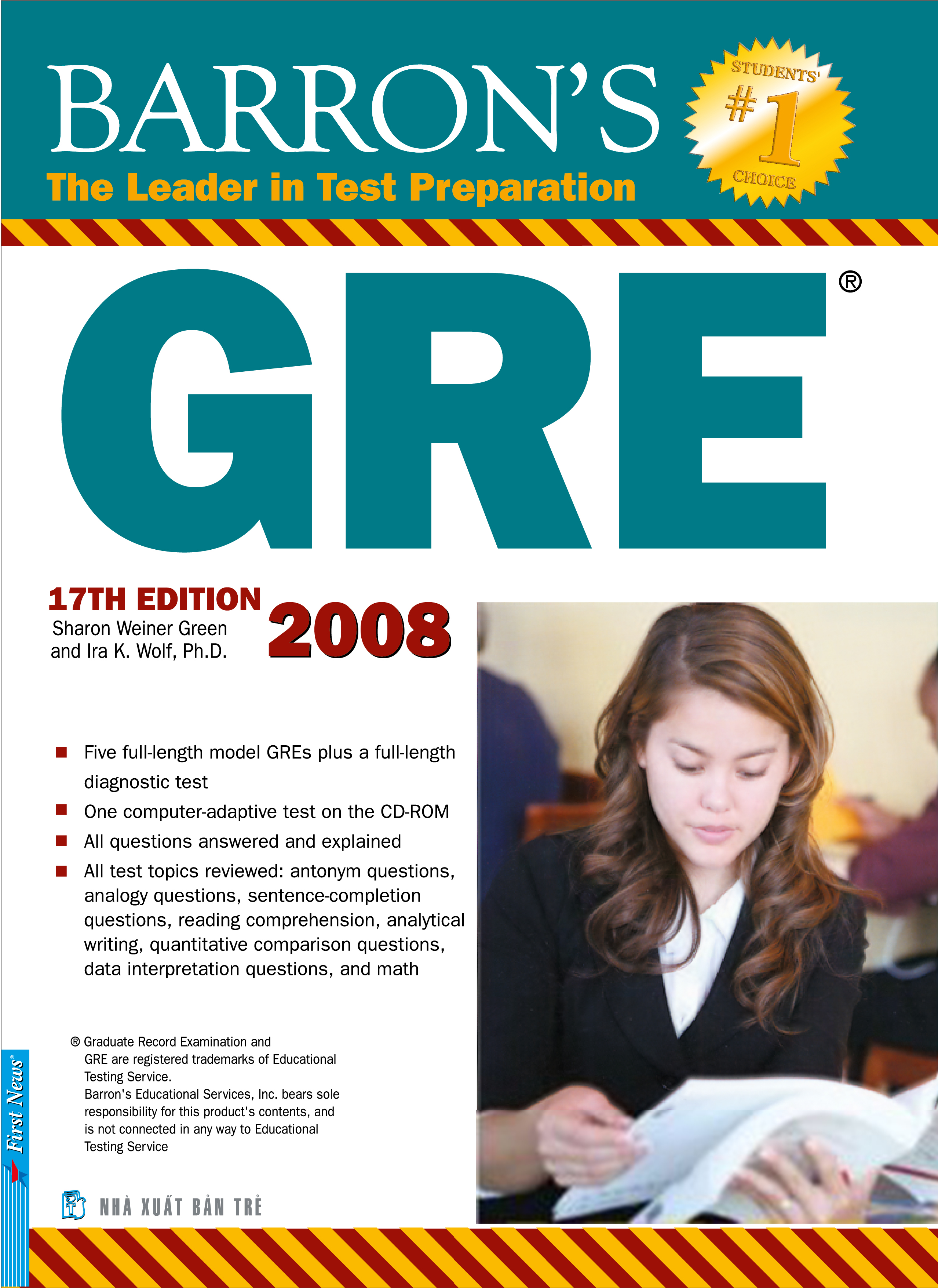 Barron's Gre 17th Edition (Không CD)