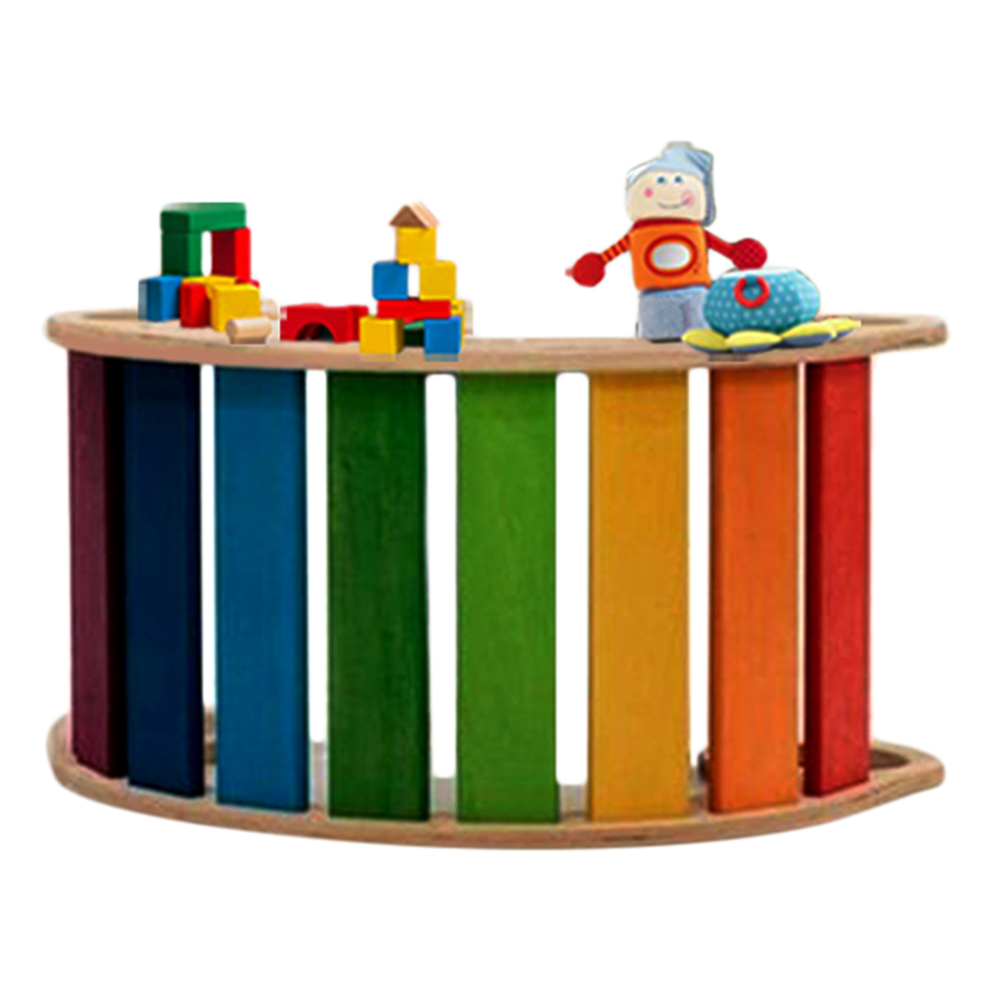 Đồ chơi bập bênh cầu vồng Forkids FKS-037