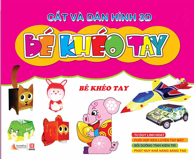 Bé Khéo Tay - Cắt Dán Hình (8 Cuốn)