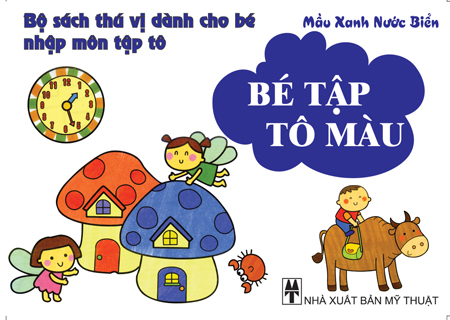 Bé Tập Tô Màu (Màu Xanh Nước Biển)