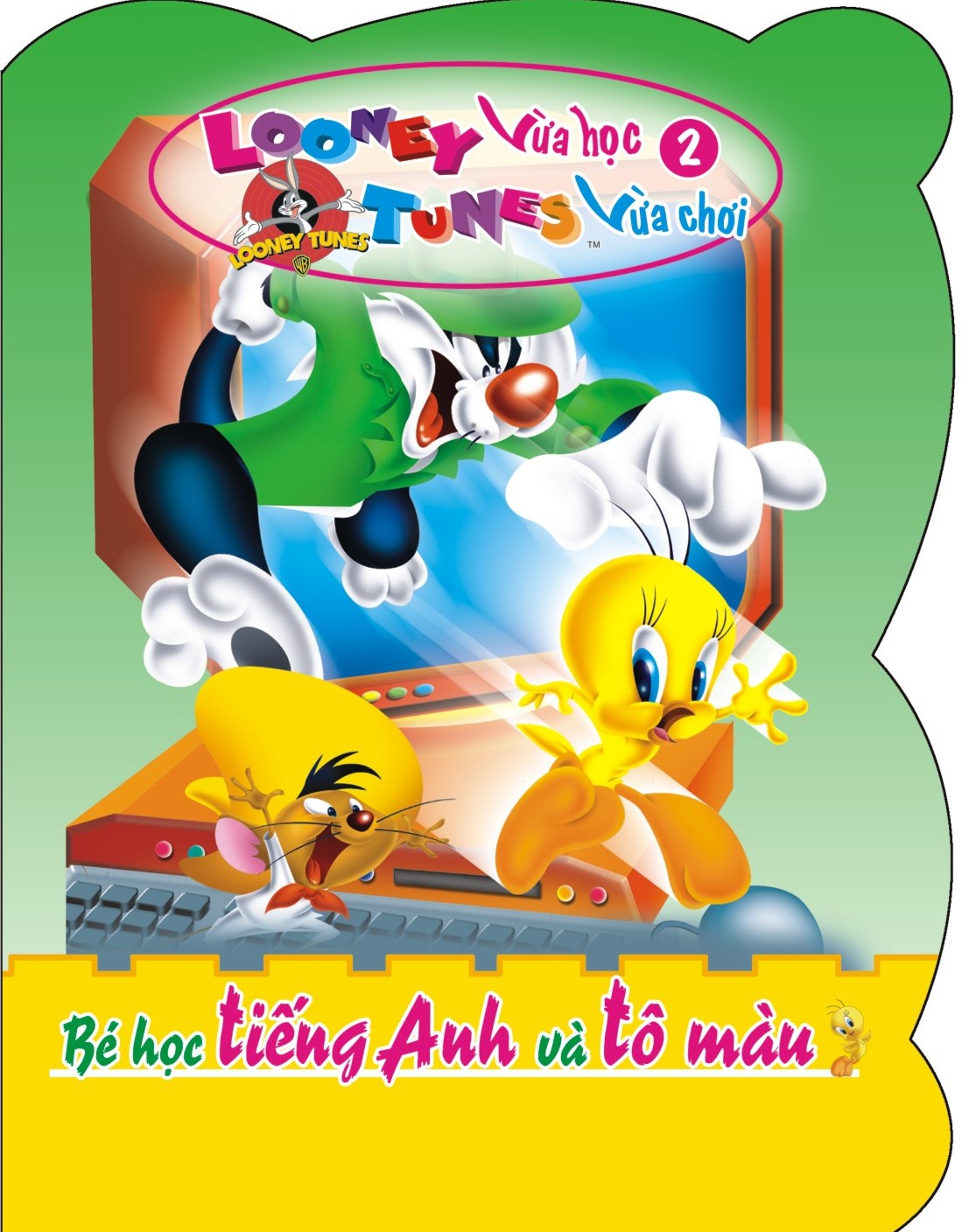 Looney Tunes Vừa Học Vừa Chơi (Tập 2) - Bé Học Tiếng Anh Và Tô Màu