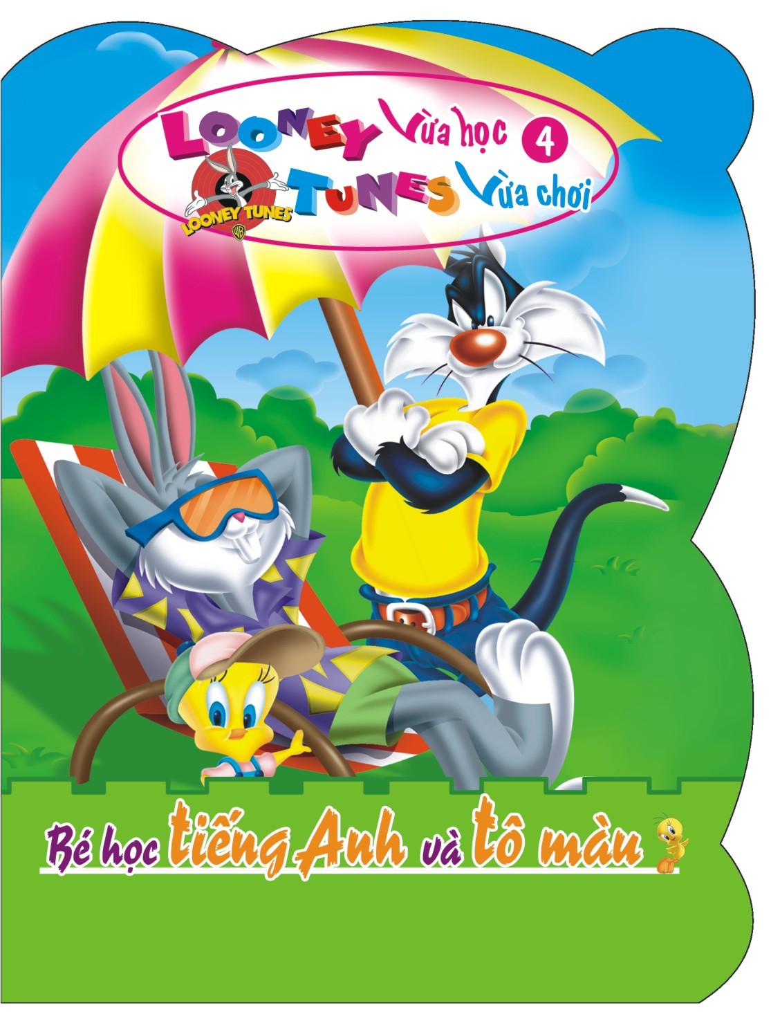 Looney Tunes Vừa Học Vừa Chơi (Tập 4) - Bé Học Tiếng Anh Và Tô Màu