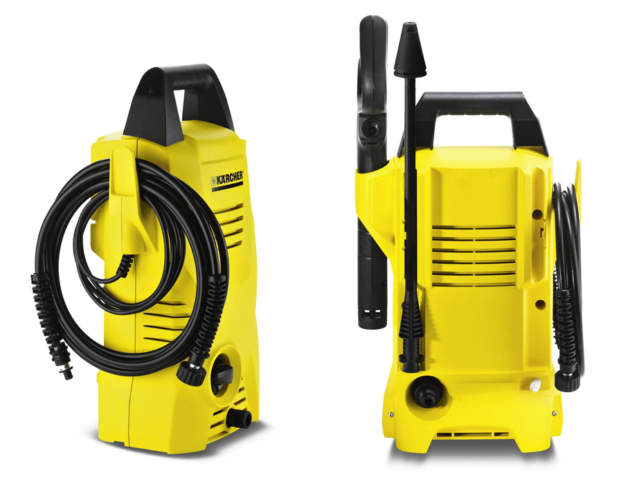 Combo Máy Phun Rửa Áp Lực Cao Karcher K 2 Basic OJ và Nước Rửa 3 in 1