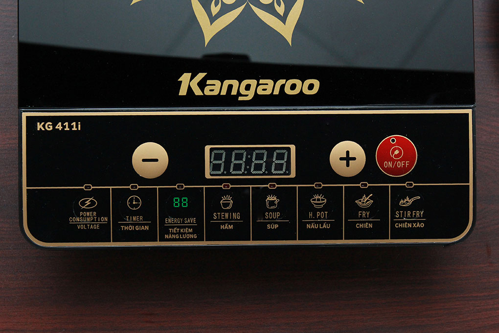 Bếp Điện Từ Đơn Kangaroo KG411i (2000W) - Đen - Hàng chính hãng