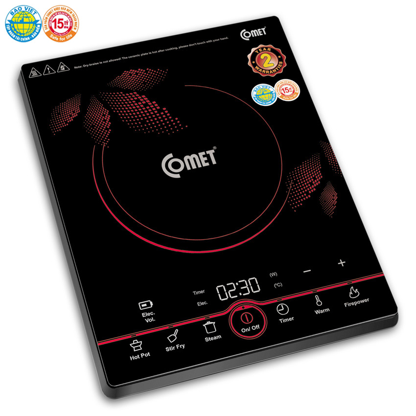 Bếp Điện Từ Comet CM5428 - Kèm Nồi Lẩu