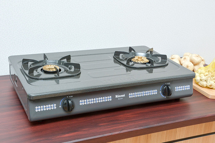Bếp Ga Đôi Rinnai RV-377N - Đen - Hàng Chính Hãng