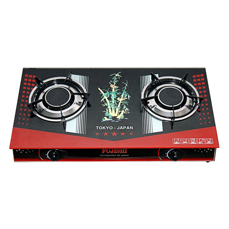 Bếp Gas Đôi Hồng Ngoại Fujishi FM-H07 - Hàng Chính Hãng