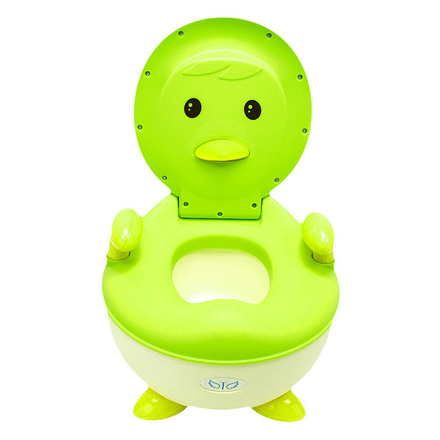 Bô vệ sinh Cánh cụt dành cho bé Babyhop BH-113G - Xanh lá