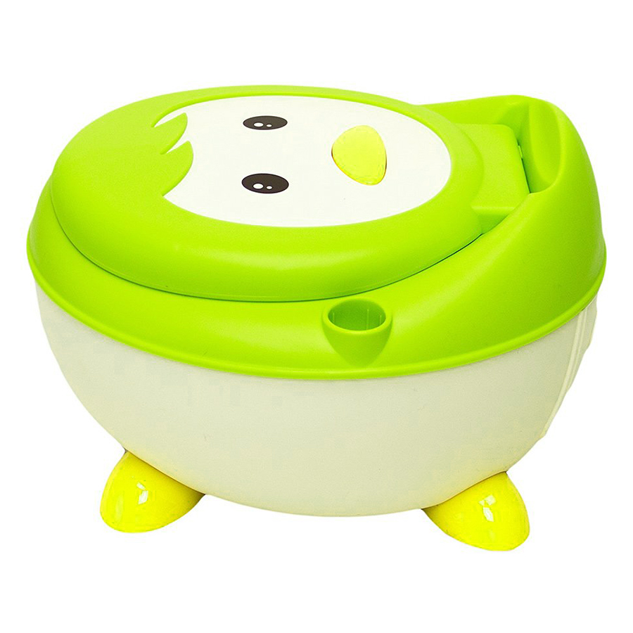 Bô vệ sinh Cánh cụt dành cho bé Babyhop BH-113G - Xanh lá