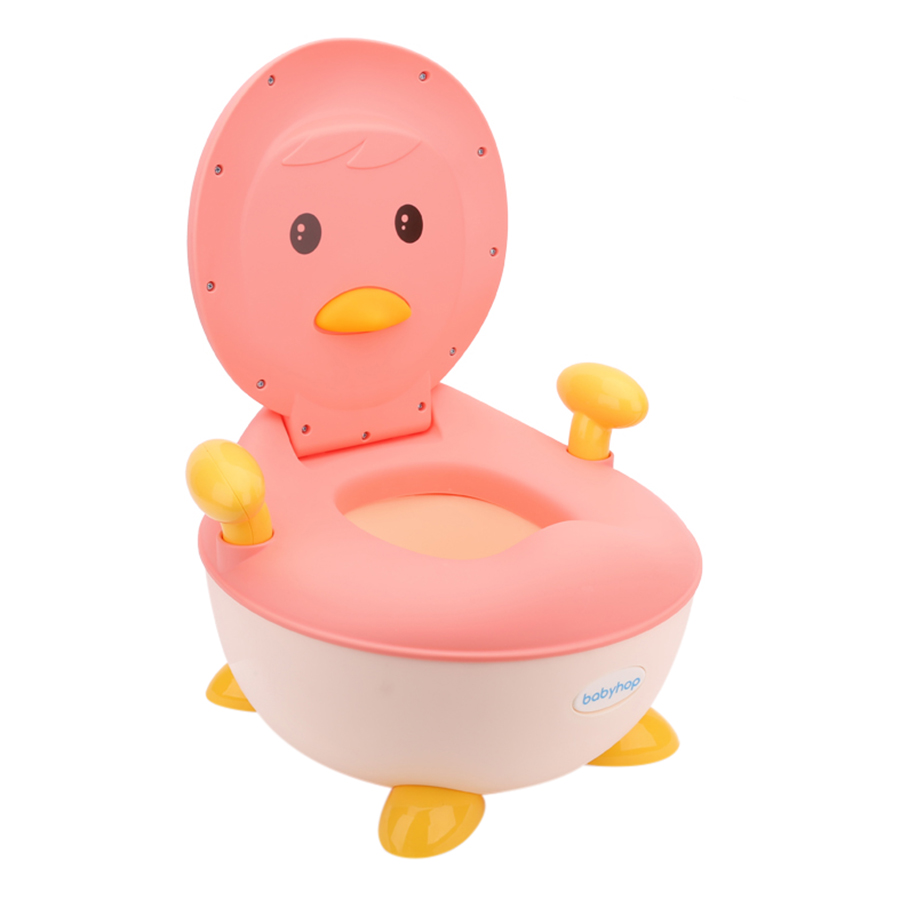 Bô vệ sinh Cánh cụt dành cho bé Babyhop BH-113P - Hồng