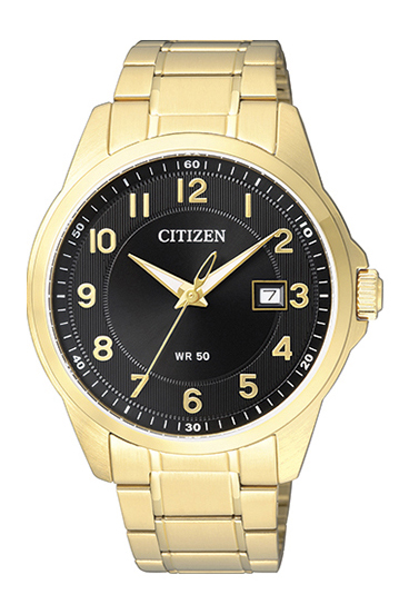 Đồng Hồ Nam Citizen Dây Thép Không Gỉ BI5042-52E - Mặt Đen