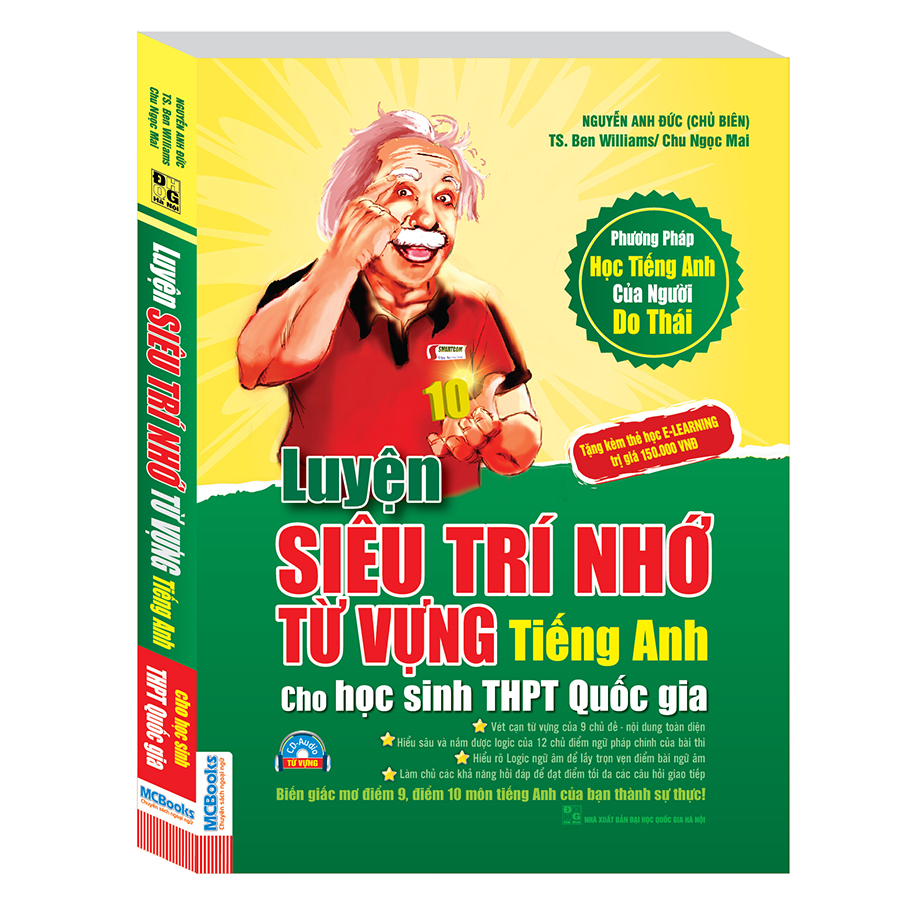 Luyện Siêu Trí Nhớ Từ Vựng Tiếng Anh Dành Cho Học Sinh THPT Quốc Gia (Tặng Thẻ Học Online - Ebook)