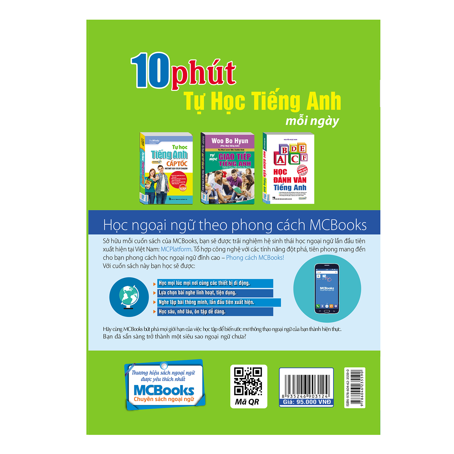 10 Phút Tự Học Tiếng Anh Mỗi Ngày (Kèm CD Hoặc Dùng App) - Tái Bản 2015