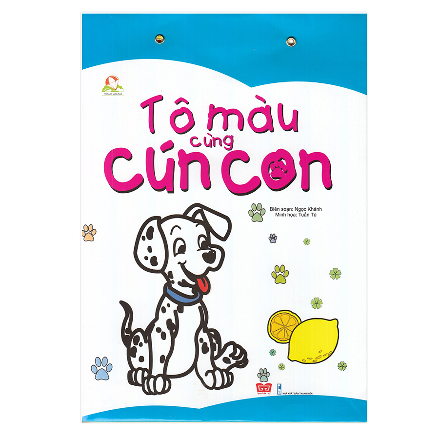 Bộ Túi Tô Màu Cùng Cún Con