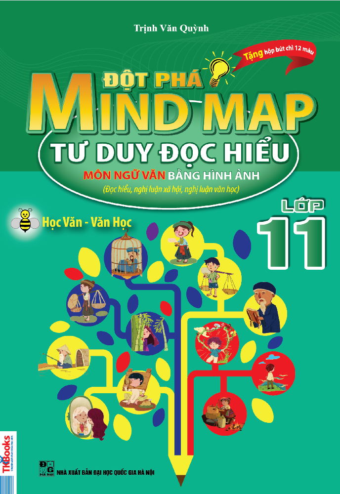 Đột Phá Mindmap - Tư Duy Đọc Hiểu Môn Ngữ Văn Bằng Hình Ảnh Lớp 11