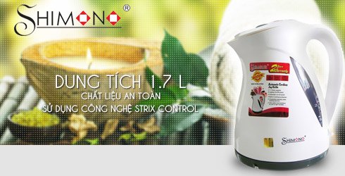 Bình Đun Siêu Tốc Shimono SM18JK - Hàng chính hãng