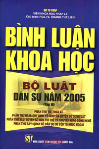 Bình Luận Khoa Học Bộ Luật Hình Sự Năm 1999, Sửa Đổi, Bổ Sung Năm 2009 (Phần Các Tội Phạm)