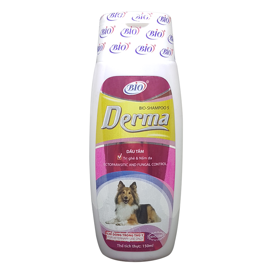 Sữa Tắm Chó Mèo Trị Nấm Da, Demodex, Ve, Ghẻ, Bọ Chét Chó Meo Bio