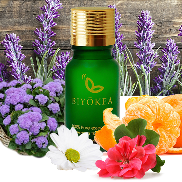 Tinh Dầu Hỗn Hợp Biyokea 10: Oải Hương + Phong Lữ + Hoắc Hương + Quýt + Cúc La Mã