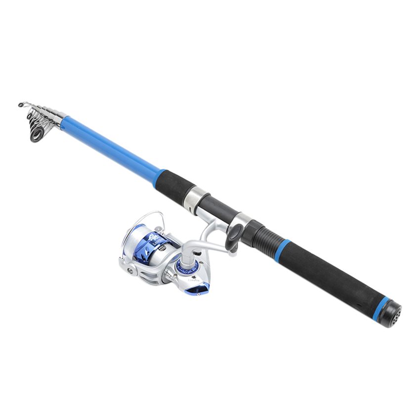 Bộ Cần Câu Kèm Máy KHP - Xanh + Dây - Giao Màu Ngẫu Nhiên