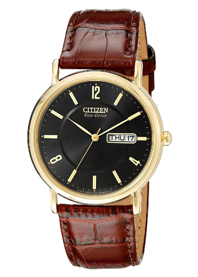 Đồng Hồ Nam Citizen Dây Da BM8242-08E - Mặt Đen