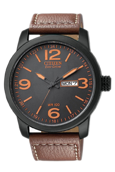 Đồng Hồ Nam Citizen Dây Da BM8475-26E - Mặt Đen