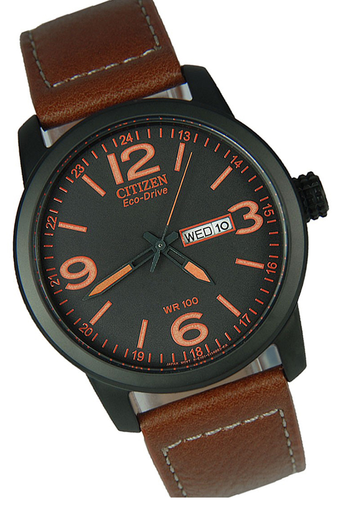 Đồng Hồ Nam Citizen Dây Da BM8475-26E - Mặt Đen