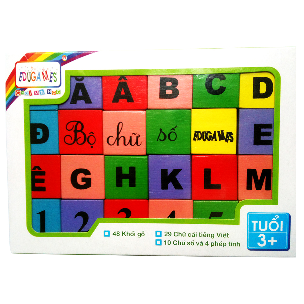 Bộ chữ số tiếng việt Edugames GA641