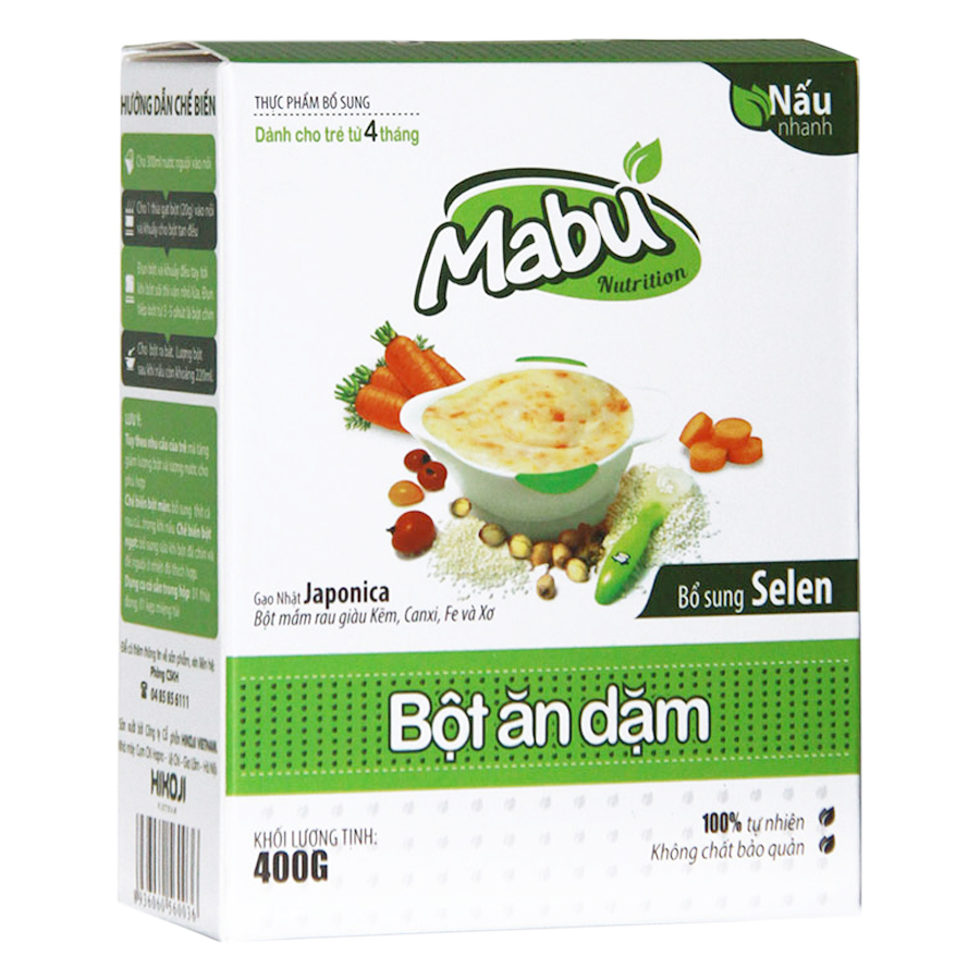 Bột Ăn Dặm Mabu (400g)