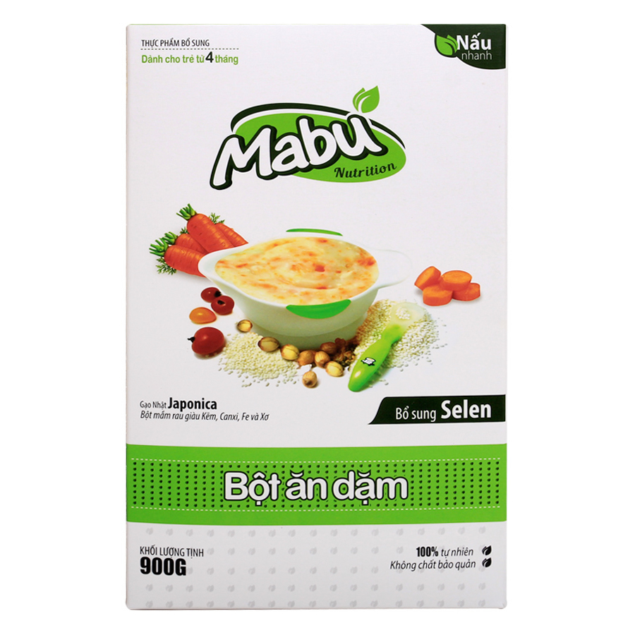 Bột Ăn Dặm Mabu (900g)