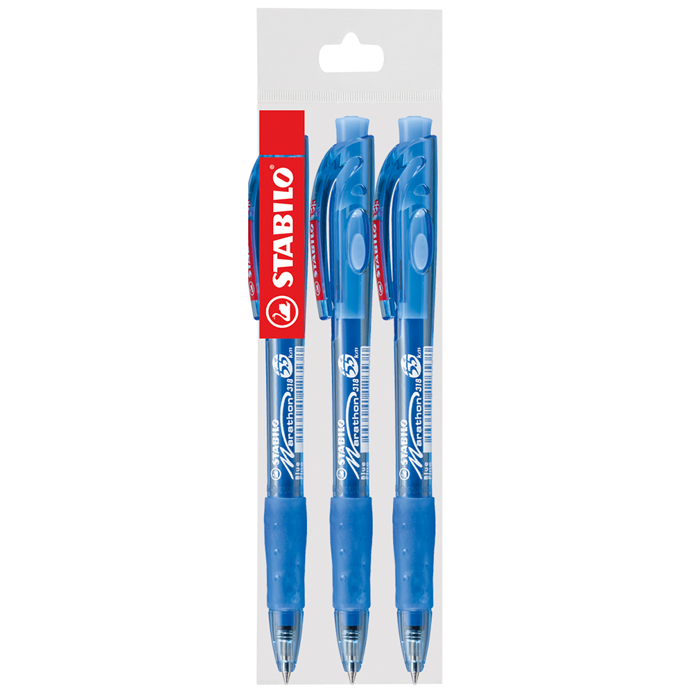 Combo Stabilo BP318F-C3A (BP318F-BU x 3)