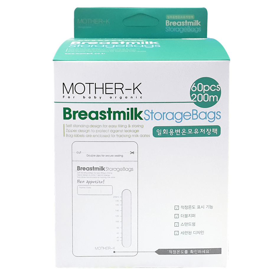 Túi Trữ Sữa Cảm Ứng Nhiệt Mother-K Hàn Quốc KM13089 - 60 Cái