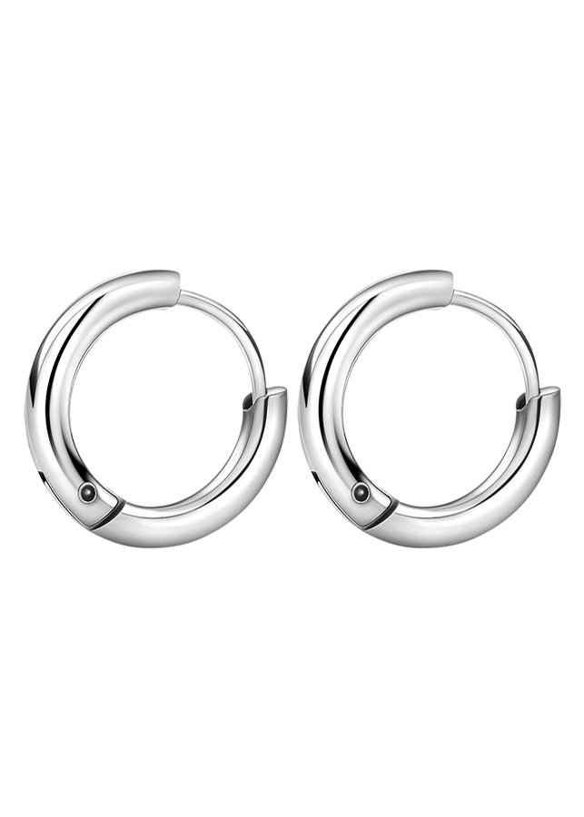 Bông Tai Khuyên Tròn Winwinshop88 BT233 – Bạc