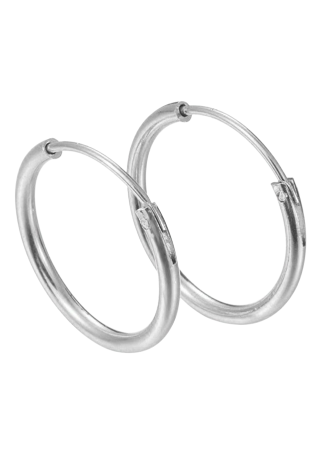 Bông Tai Khuyên Tròn Winwinshop88 BT233 – Bạc