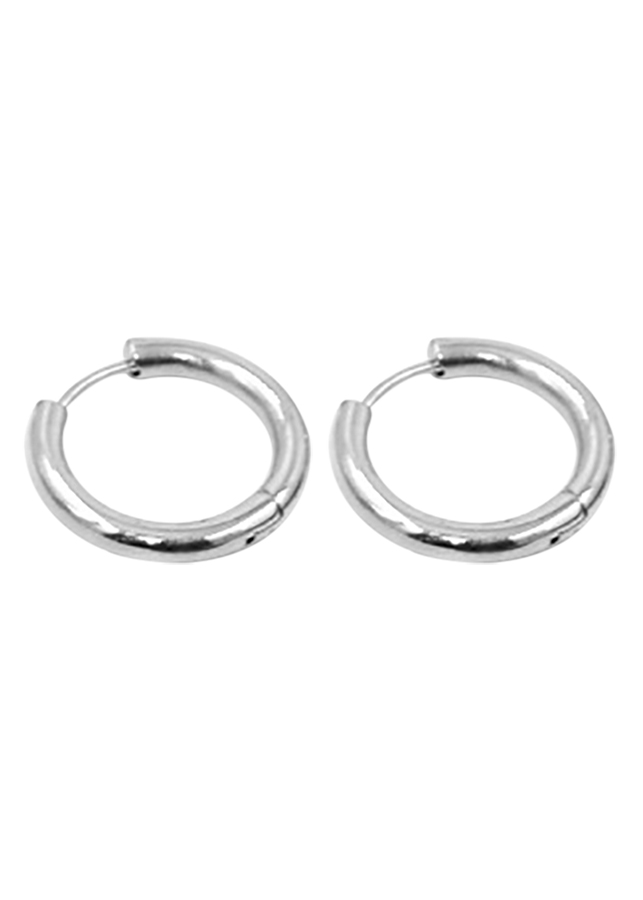 Bông Tai Khuyên Tròn Winwinshop88 BT233 – Bạc