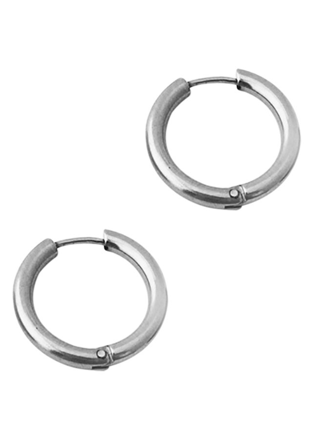 Bông Tai Khuyên Tròn Winwinshop88 BT233 – Bạc