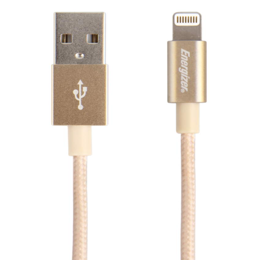 Cáp Sạc Energizer Lightning  1.2m Metallic - Hàng Chính Hãng