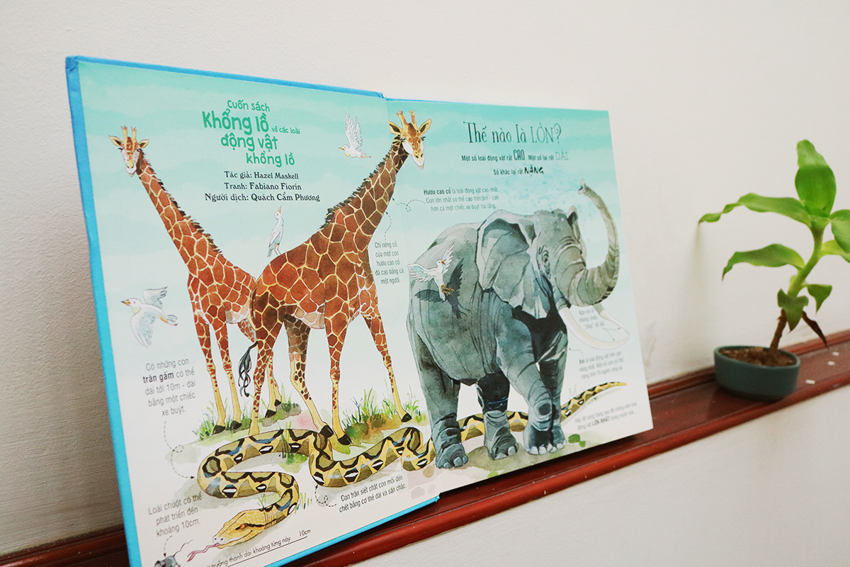 Big Book Of Big Animals – Cuốn Sách Khổng Lồ Về Các Loài Động Vật Khổng Lồ