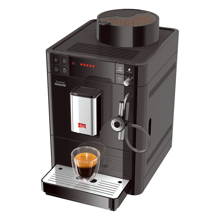 Máy Pha Cà Phê Melitta Đức - Caffeo Passione Đen - Hàng nhập khẩu