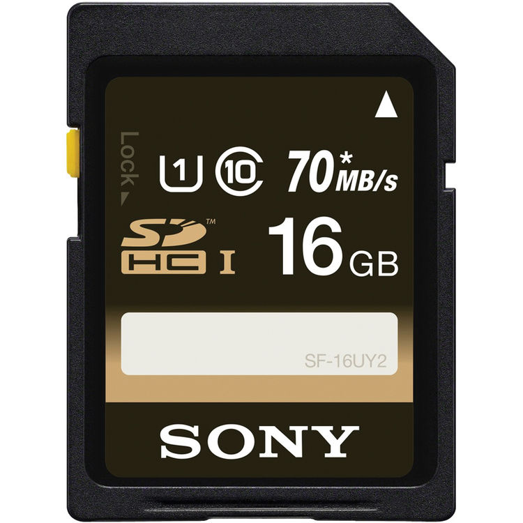 Thẻ Nhớ SD Sony 16GB Class 10 (70MB/s) - Hàng Chính Hãng