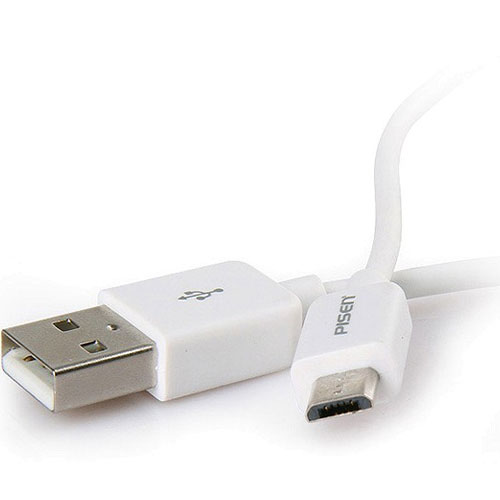 Cáp Pisen micro USB  800mm - Hàng Chính Hãng