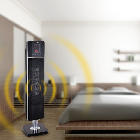 Quạt Sưởi Gốm Ceramic Fujie CH-2000 - Hàng Chính Hãng
