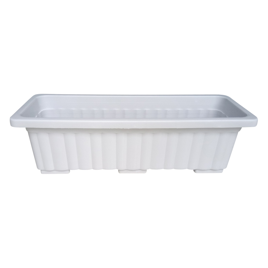 Bộ 5 Chậu Nhựa Thông Minh Trồng Rau Hoa Hải Đăng CH5-06 - Trắng