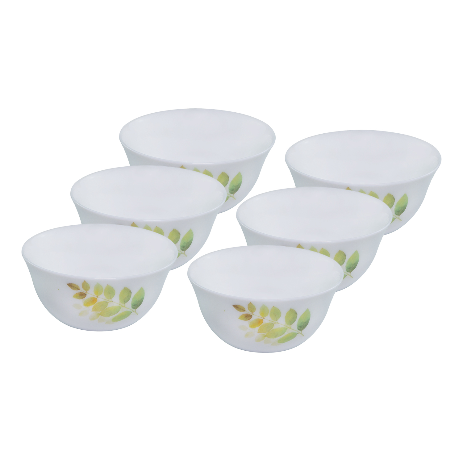 Bộ 6 Chén Cơm Thủy Tinh 120 La Opala Diva Ivory A.S LAPB120AS