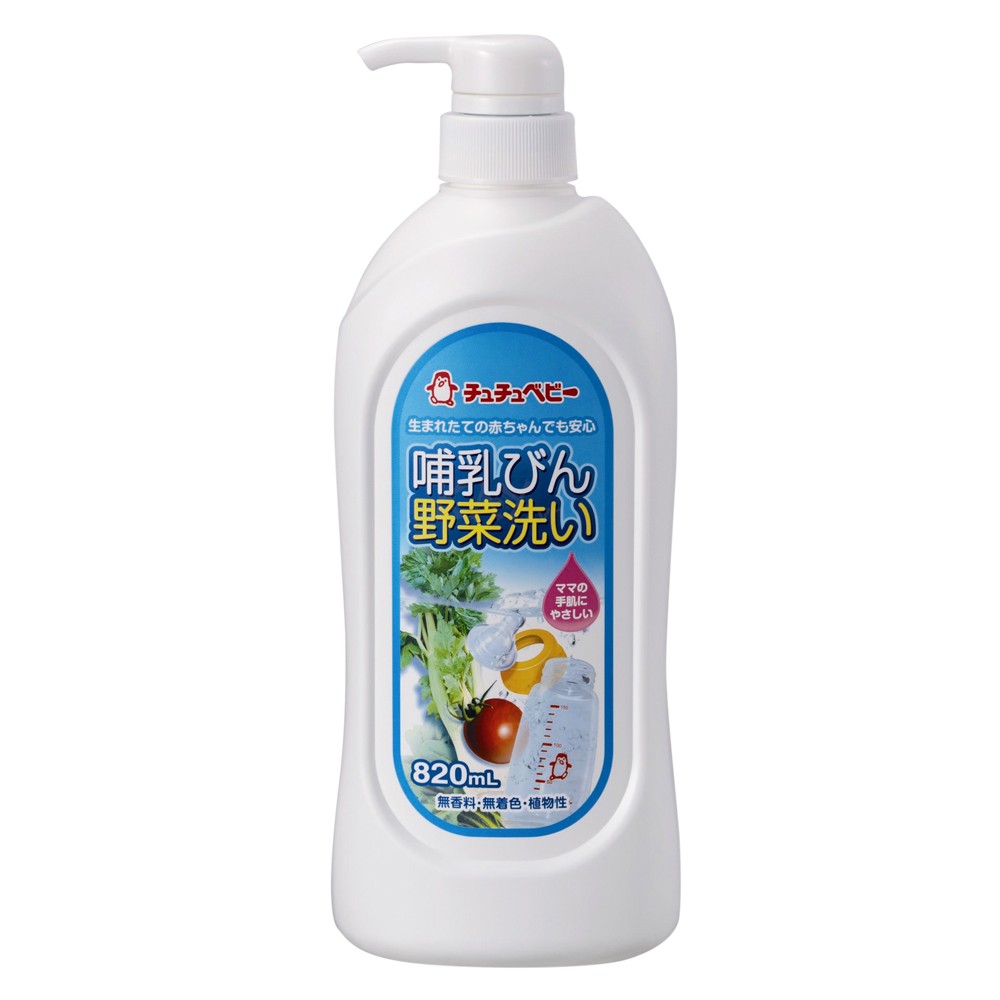 Nước Rửa Bình Và Hoa Quả ChuChu Baby (820ml)