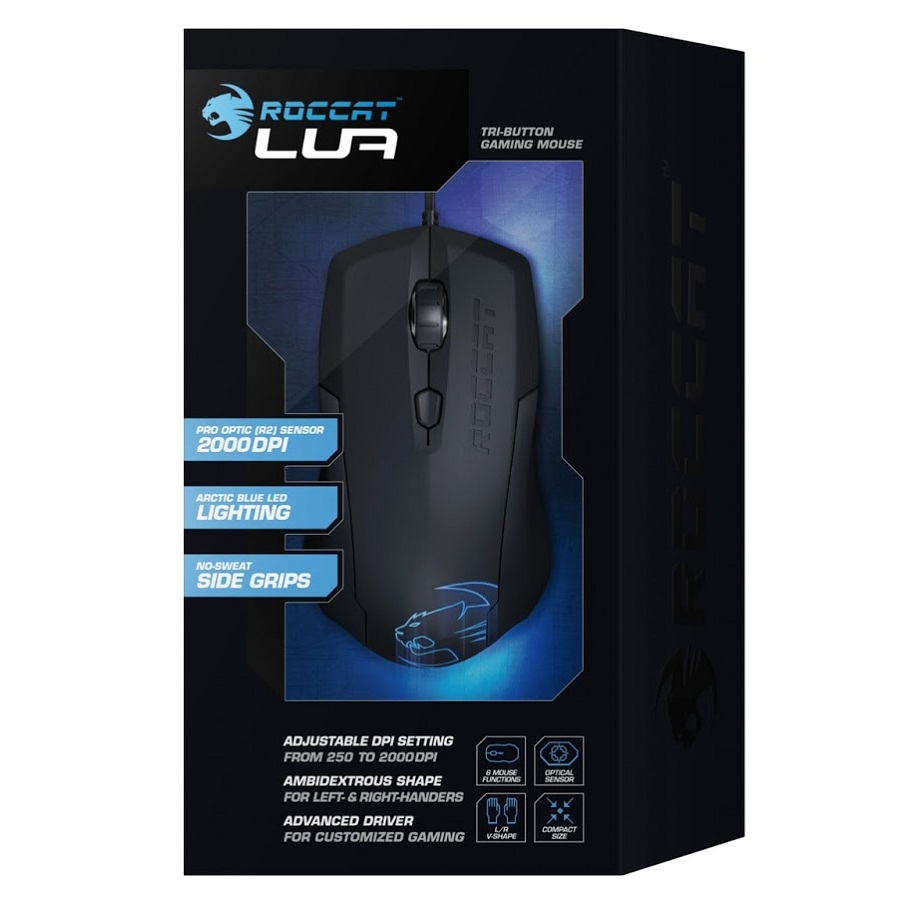 Chuột Có Dây Roccat Lua - Gaming - Hàng Chính Hãng