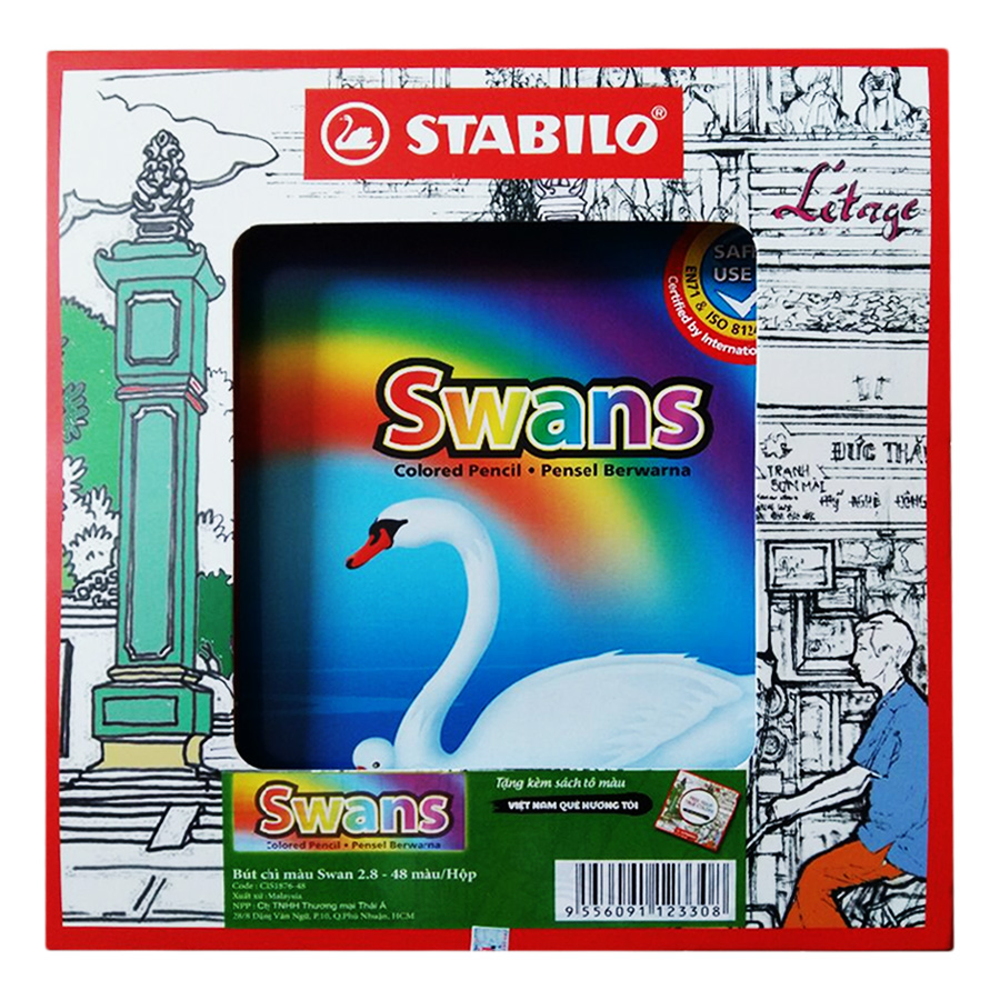 Bút chì màu Stabilo Swans CLS1876