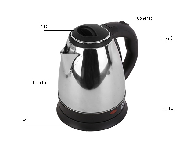 Bình Đun Siêu Tốc COMET CM8215 - Hàng Chính Hãng