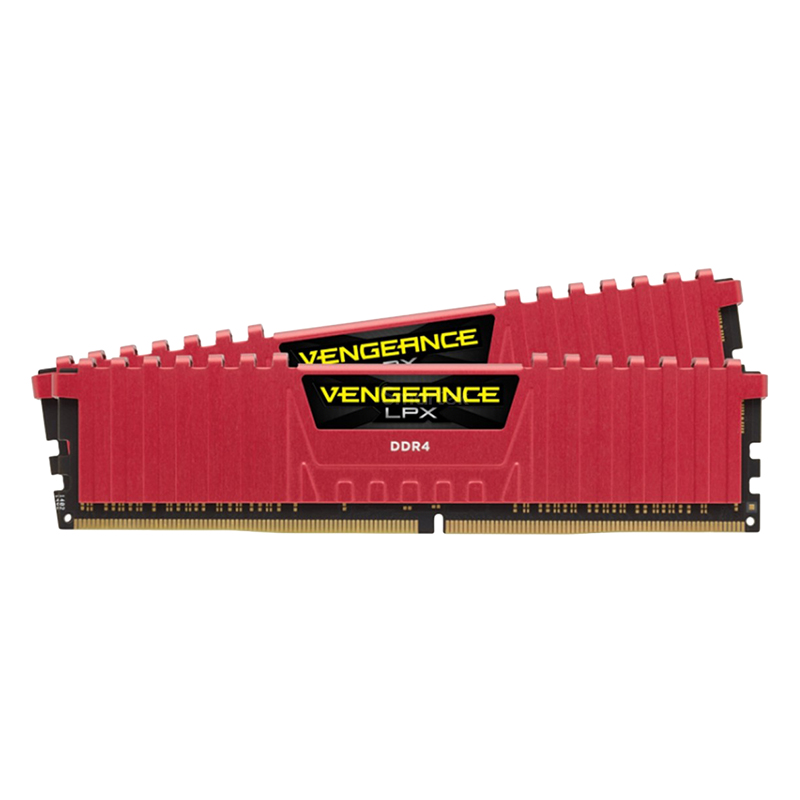 RAM Corsair Vengeance LPX (2 x 8GB) 16GB DDR4 2400 C14 RED - CMK16GX4M2A2400C14R - Hàng Chính Hãng