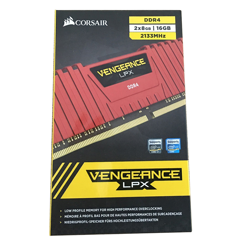 RAM Corsair Vengeance LPX (2 x 8GB) 16GB DDR4 2400 C14 RED - CMK16GX4M2A2400C14R - Hàng Chính Hãng